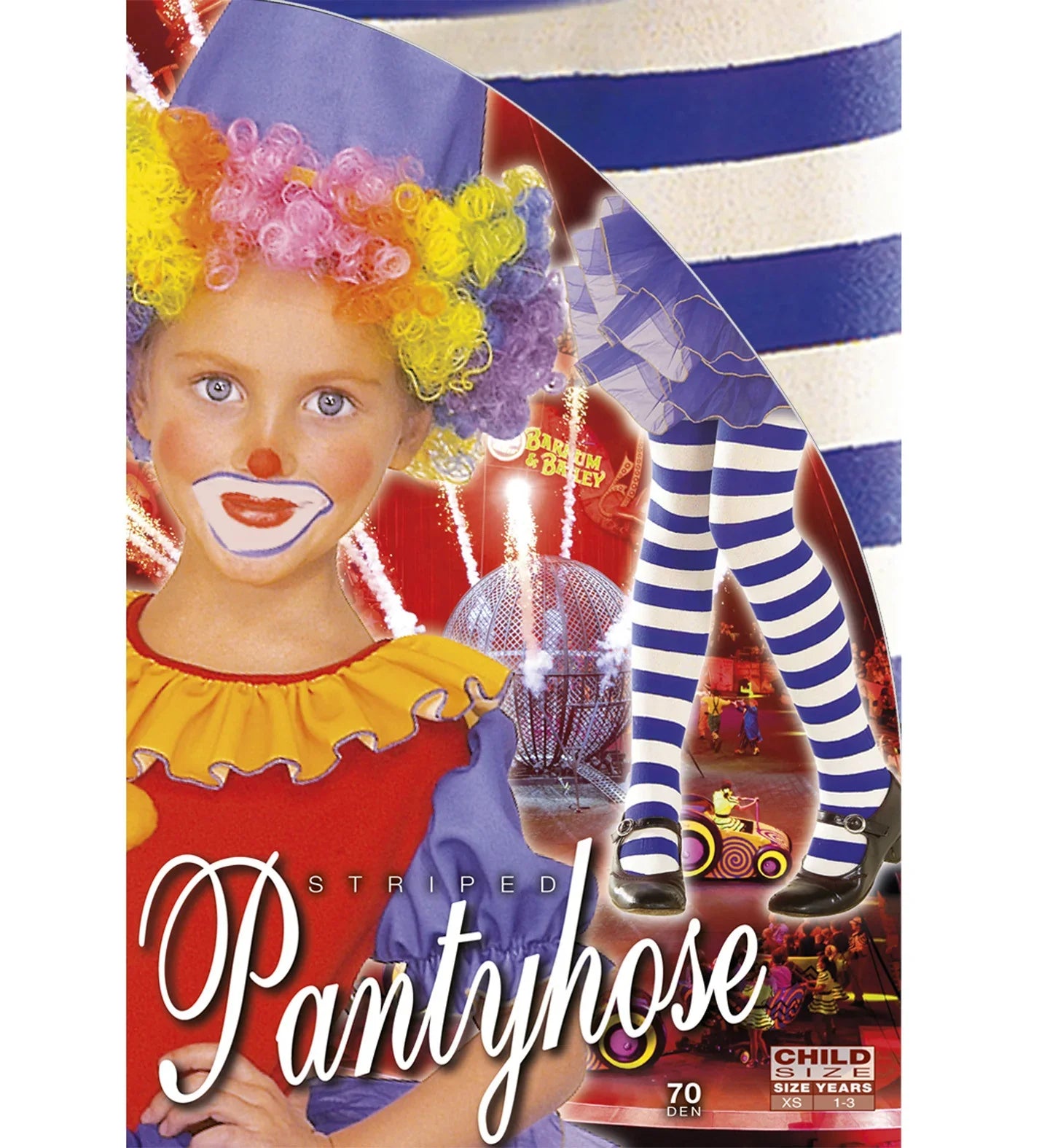 Pantys con Rayas Azules y Blancas Infantiles Medias y Pantys Widmann